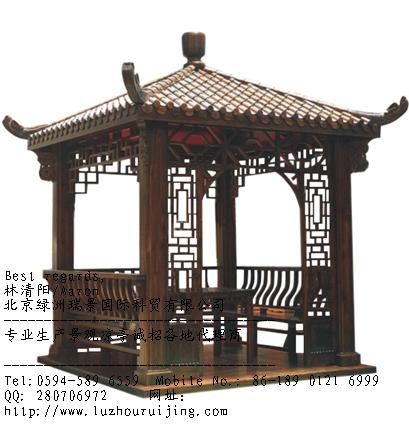 沈陽(yáng)防腐木涼亭鐵嶺防腐木涼亭