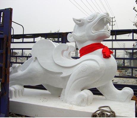 石雕貔貅，天祿辟邪，獨(dú)角獸，獬豸,朝天吼；避邪驅(qū)兇