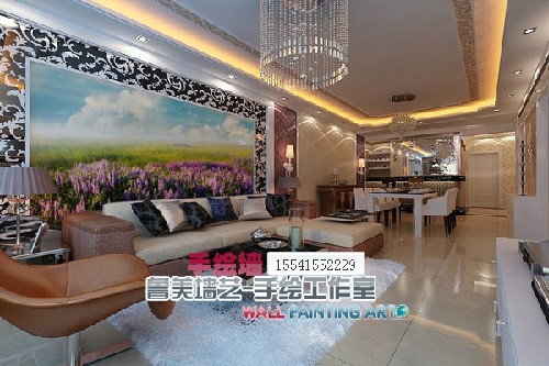 沈陽壁畫，12月特價手繪壁畫 折上再送禮