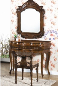 韓國(guó)進(jìn)口桃花芯木YERAM家具--梳妝臺(tái)1