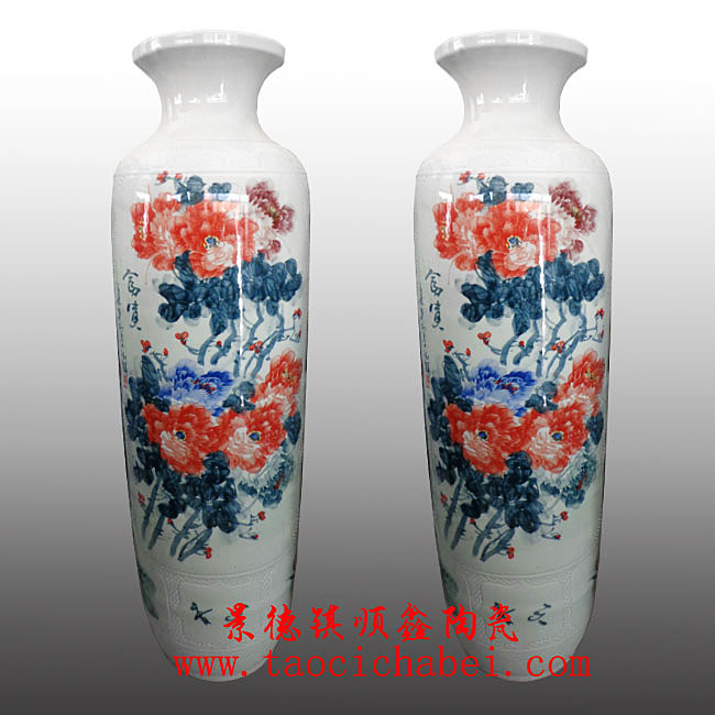 開(kāi)業(yè)喬遷禮品送陶瓷大花瓶、景德鎮(zhèn)大花瓶批發(fā)廠家