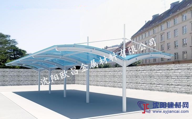 PC陽(yáng)光板耐力板雨陽(yáng)棚車(chē)棚地下出入口