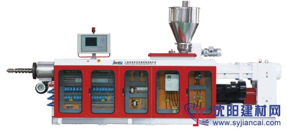 上海金緯機(jī)械優(yōu)質(zhì)高速型材專用錐雙擠出機(jī)廠家圖片