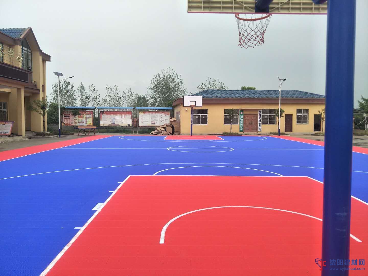 沈陽籃球場懸浮地板室外pp材質(zhì)