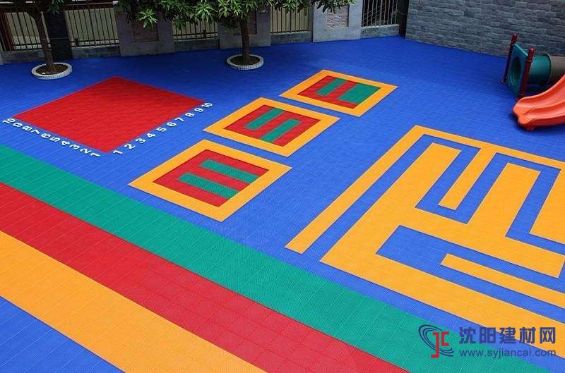 沈陽幼兒園戶外懸浮地板拼裝材料