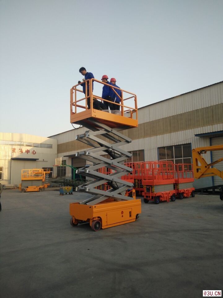 全自行式升降機(jī)移動(dòng)液壓高空登高車室外維修車