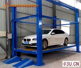 專業(yè)定制生產(chǎn)四柱汽車提升機(jī)二層車庫液壓升降臺(tái)