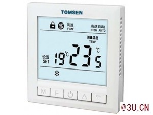 TM618經(jīng)典大屏按鍵型中央空調(diào)溫控器