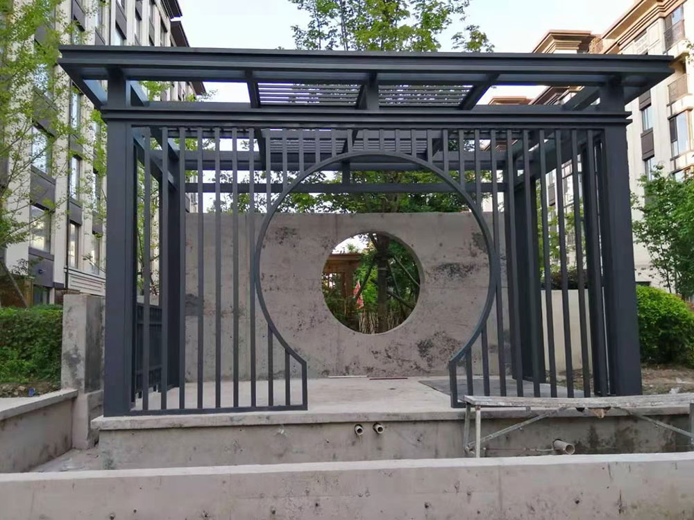 全鋁花架涼亭，別墅鋁合金涼亭，室外全鋁涼亭