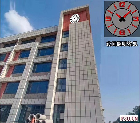 濟陽某學校塔鐘項目順利完工